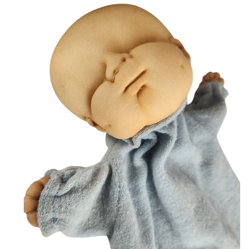 80s Vtg Goo Goo Kids Nylon Head Baby Lovey Doll 1984 Blankie Cuddle Pudgie Hose